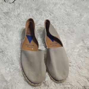 VERBENAS Espadrille Flats Suede Leather Slip On‎ Loafers Casual Shoes, Eu 41